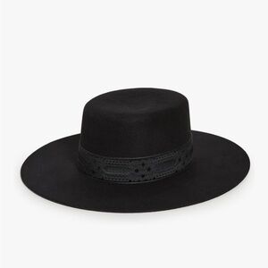 Lack of Color The Sierra Hat in Black Wool Size S (55cm)